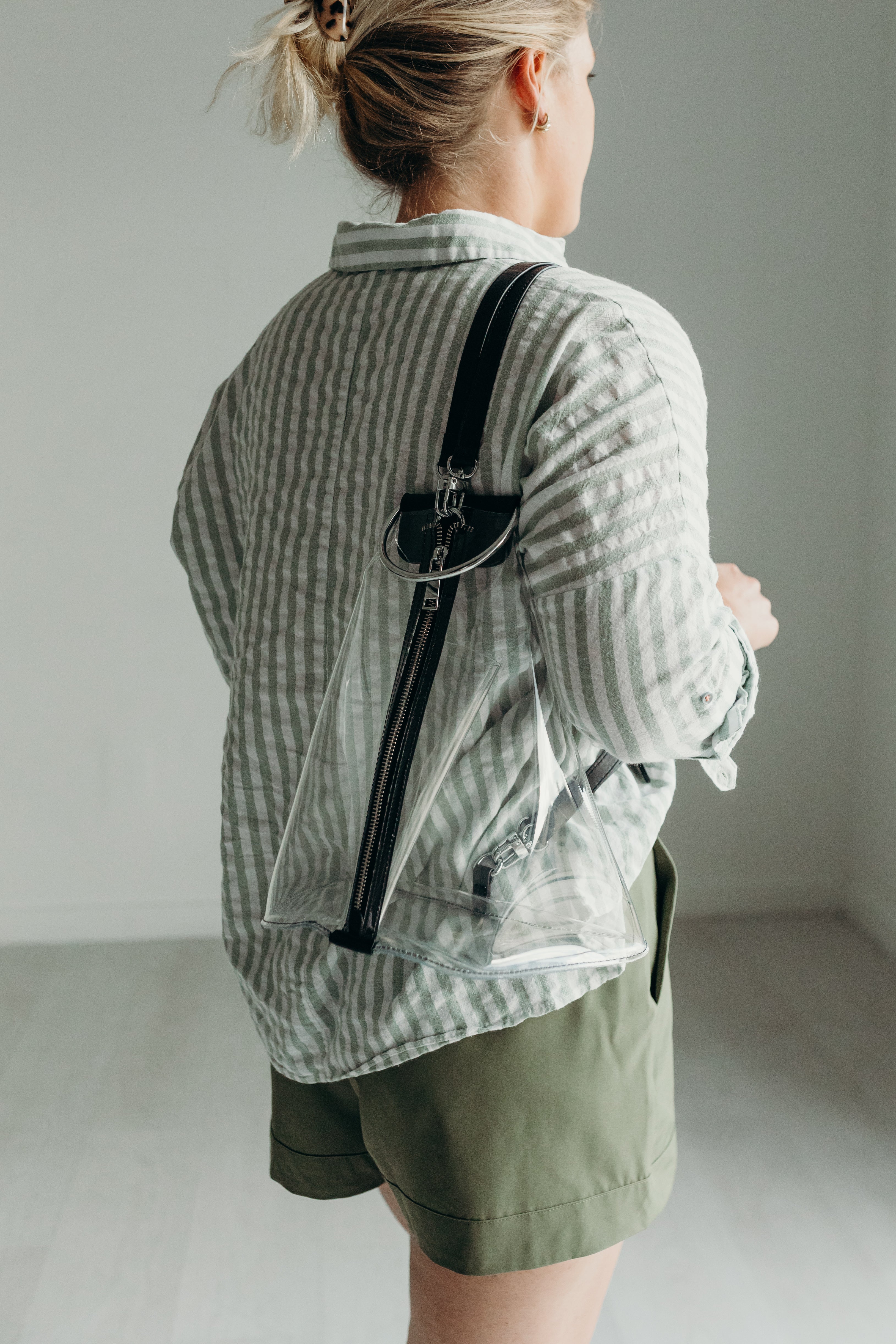 Designer clear hot sale backpacks